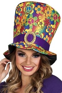 Hippie Hoed Flower Power