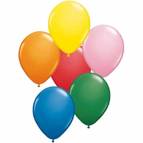 Ballonnen Onbedrukt Assortie Kleuren 100 Stuks B100