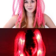 Haarband Lichtslangen Roze