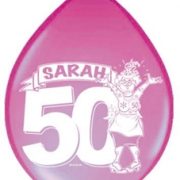 Ballonnen Sarah 50 Jaar