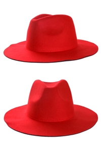 Cowboy flap hoed rood