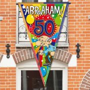 Abraham 50 Mega Puntvlag