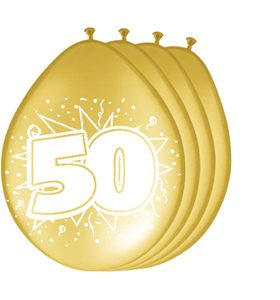 Ballonnen 50 Gouden Huwelijk