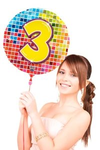 Folie Ballon 3 Jaar