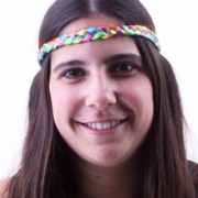 Hoofdbandje Gevlochten Regenboog