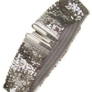 Riem Zilver Pailletten Elastich