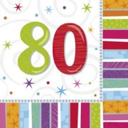 Servetten 80 Jaar