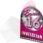Sweet 16 Uitnodigingen