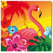 Hawaii Flamingo Servetten