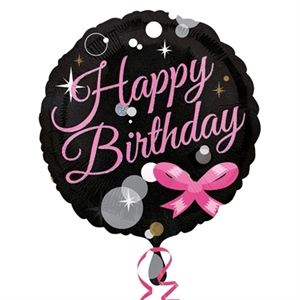 Folie Ballon Happy Birthday Bubbles