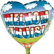 Welkom Thuis Folie Ballon