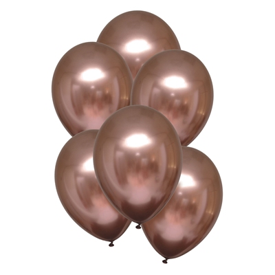 Ballonnen Luxe Satin Rose Copper 28 Cm 50 Stuks