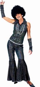 Disco Jumpsuit Dames Zwart