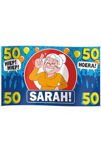 GevelVlag Sarah 50 Jaar