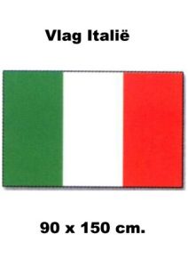Vlag Italie 100 bij 150 cm