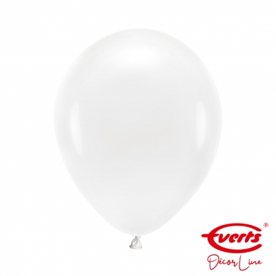 Ballonnen Wit Frosty White 28cm Rond 50 Stuks