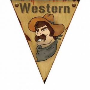 Vlaggenlijn Cowboy Western