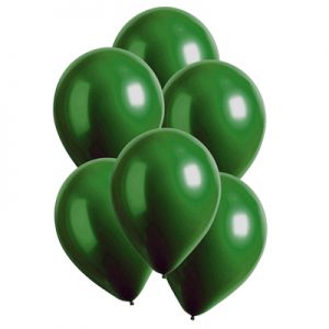 Ballonnen Satin Luxe Groen Emerald 28 Cm 10 Stuks