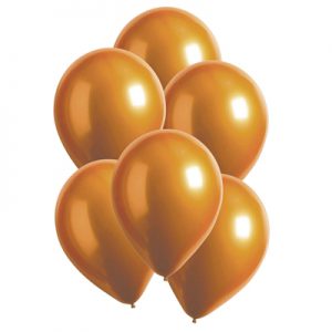 Ballonnen Luxe Satin Amber 28 Cm 50 Stuks