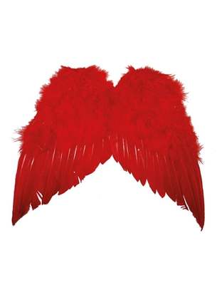 Engelen Vleugels Rood 35 Cm