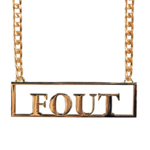 Ketting met hanger Fout