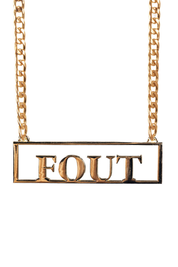 Ketting met hanger Fout